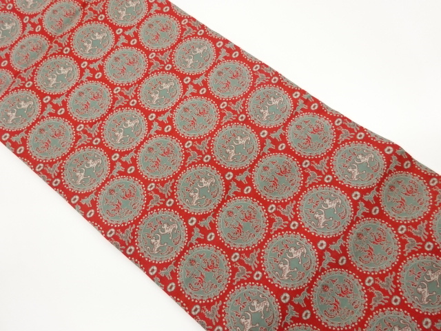 JAPANESE NAGOYA OBI / WOVEN TRADITIONAL PATTERN